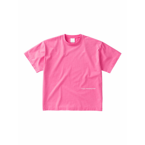 фото Футболка гоша рубчинский, 1 шт., размер xl, pink