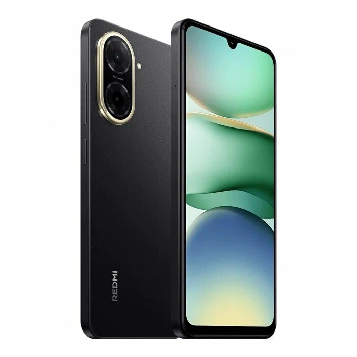 Смартфон Xiaomi Redmi A5 3/64GB Midnight Black, дисплей 6.88" IPS, 32mp камера, 5200 mAh, Black