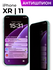 Защитное стекло Антишпион для iPhone 11 / iPhone XR, противоударн...