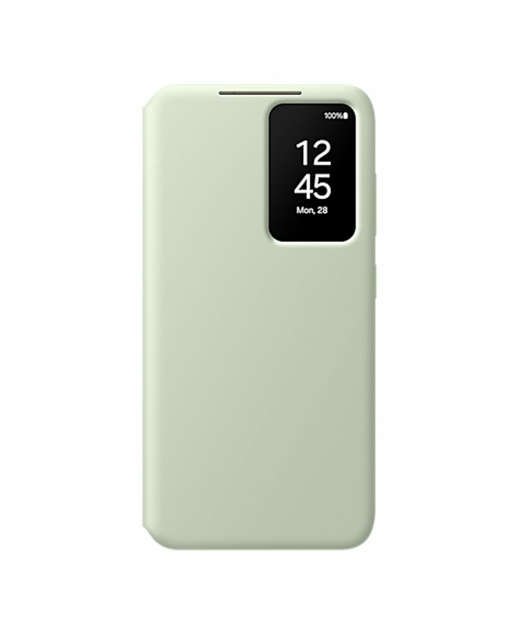 Чехол-книжка "Smart View Wallet Case" S24 Samsung, поликарбонат, полиуретан, силикон, зеленый