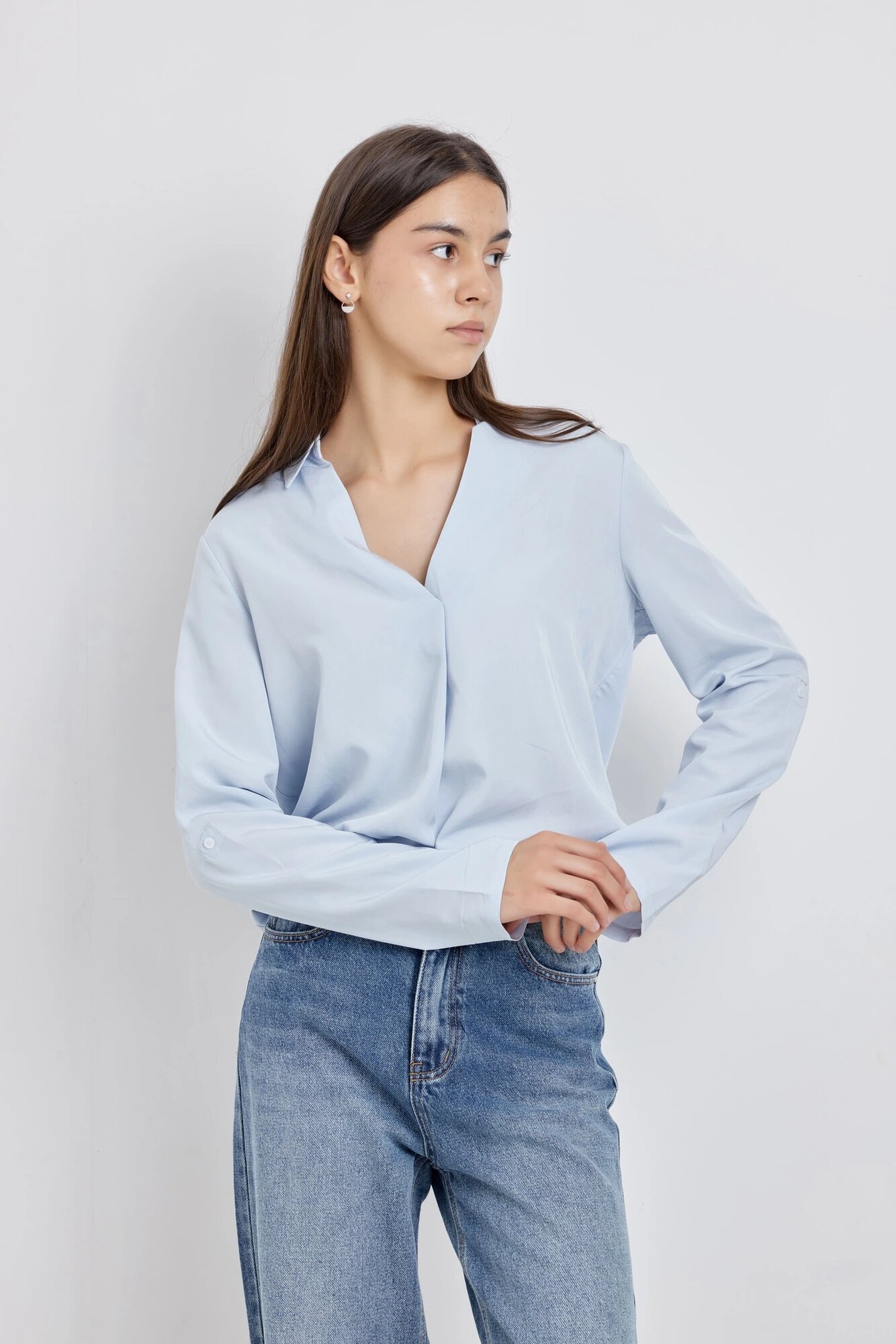 Блуза Selfie, размер S, cиний — фото 1