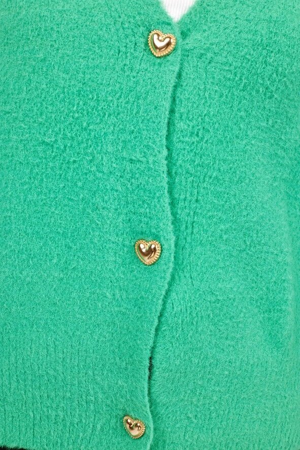 Кардиган Selfie, размер S, зелёный — фото 1