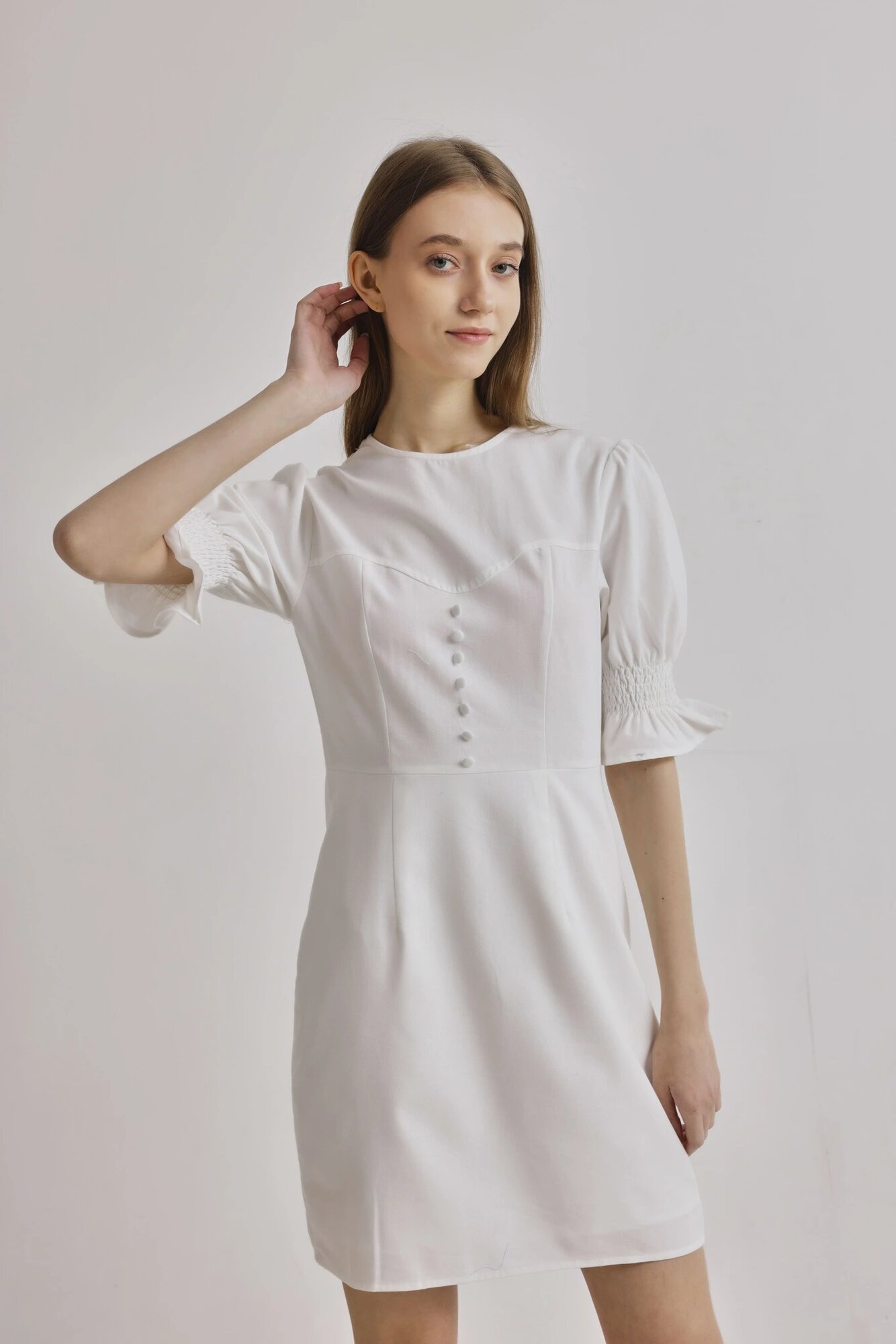 Платье Selfie, размер L, белый — фото 1