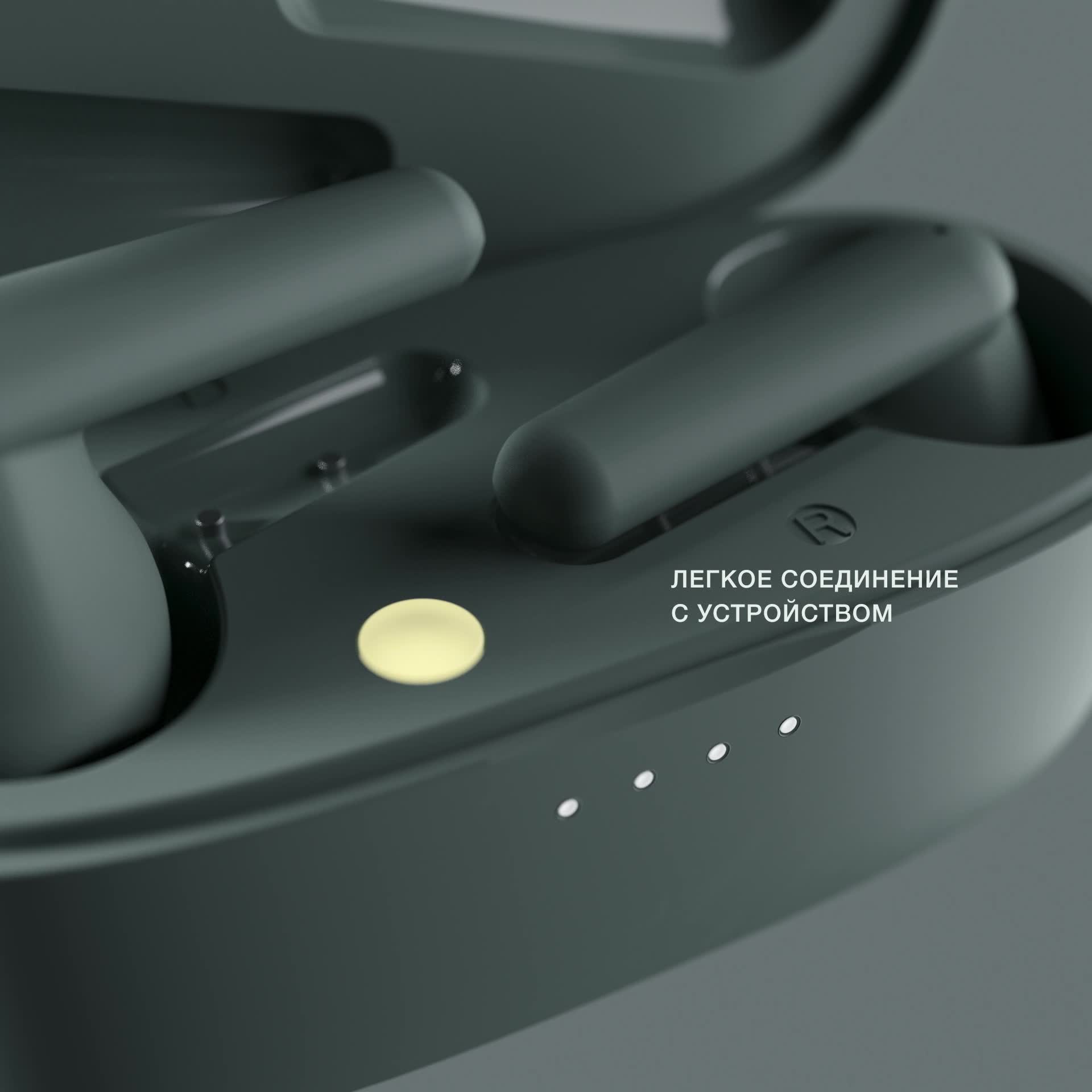 Беспроводные TWS наушники COMMO Loom Earbuds 2.0, Lime — фото 1