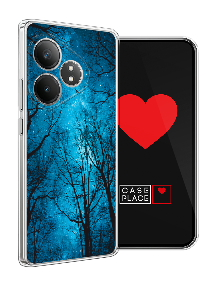 Чехол на Realme GT 6/GT 6T/GT Neo 6/GT Neo 6 SE / Реалми GT 6/GT 6T/GT Нео 6/GT Neo 6 SE с принтом Сказочный лес — фото 1