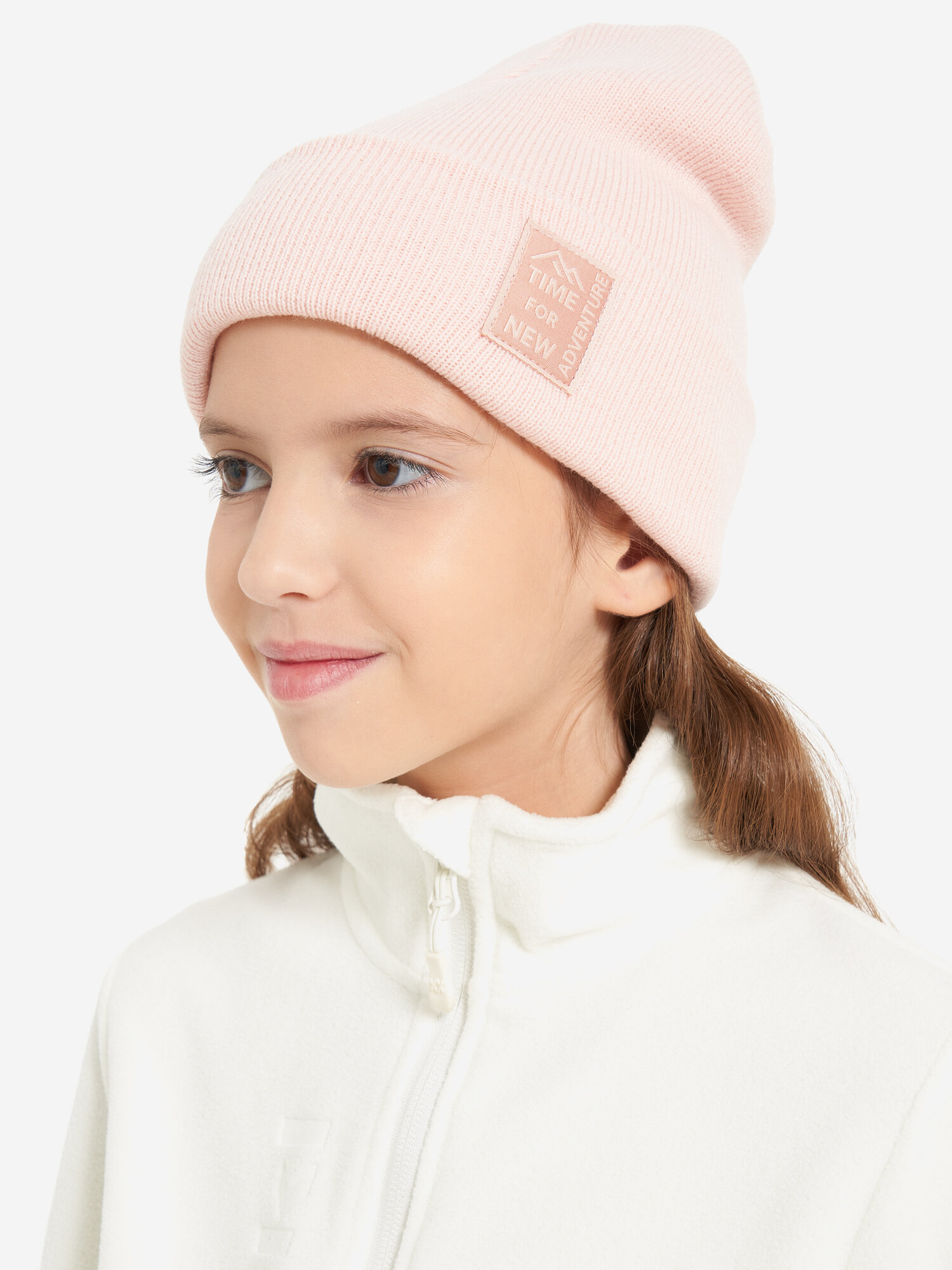 Шапка OUTVENTURE Hat For Girls для девочек размер 54 светло-розовый