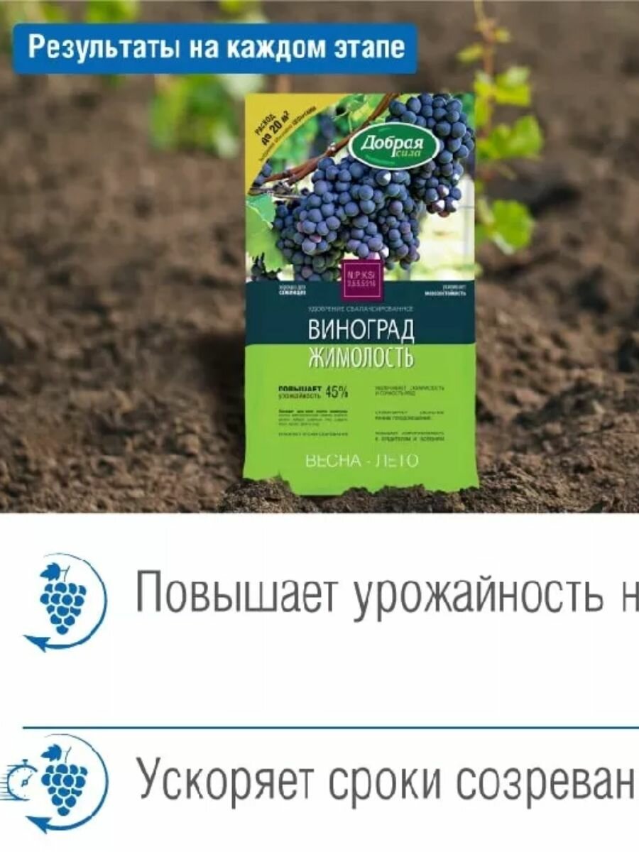Удобрение Для Винограда и Жимолости 0 9кг