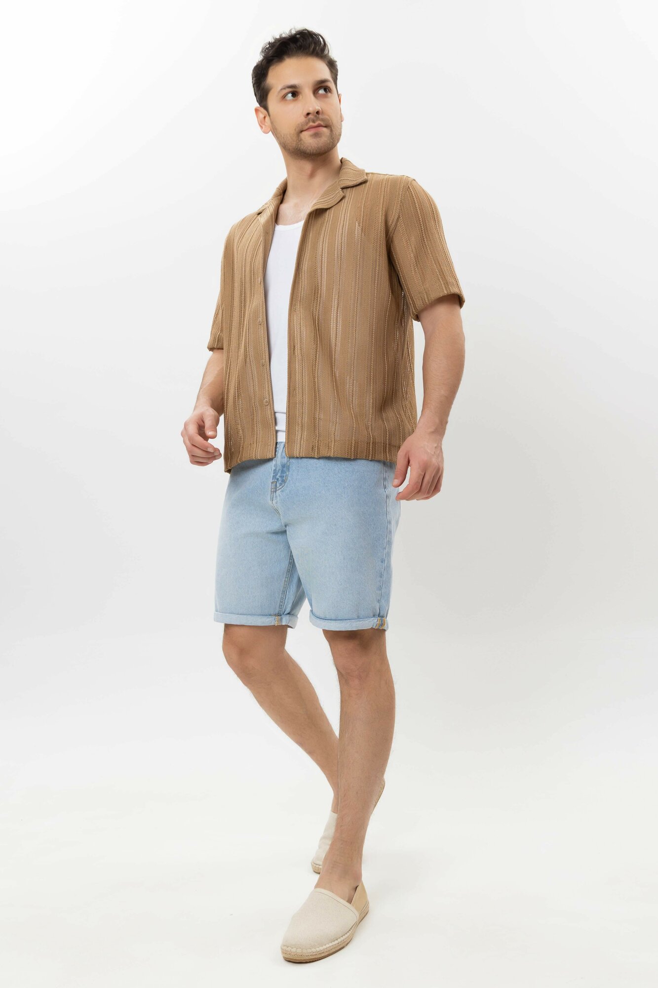 Рубашка TERRA PRO, размер S, beige — фото 1