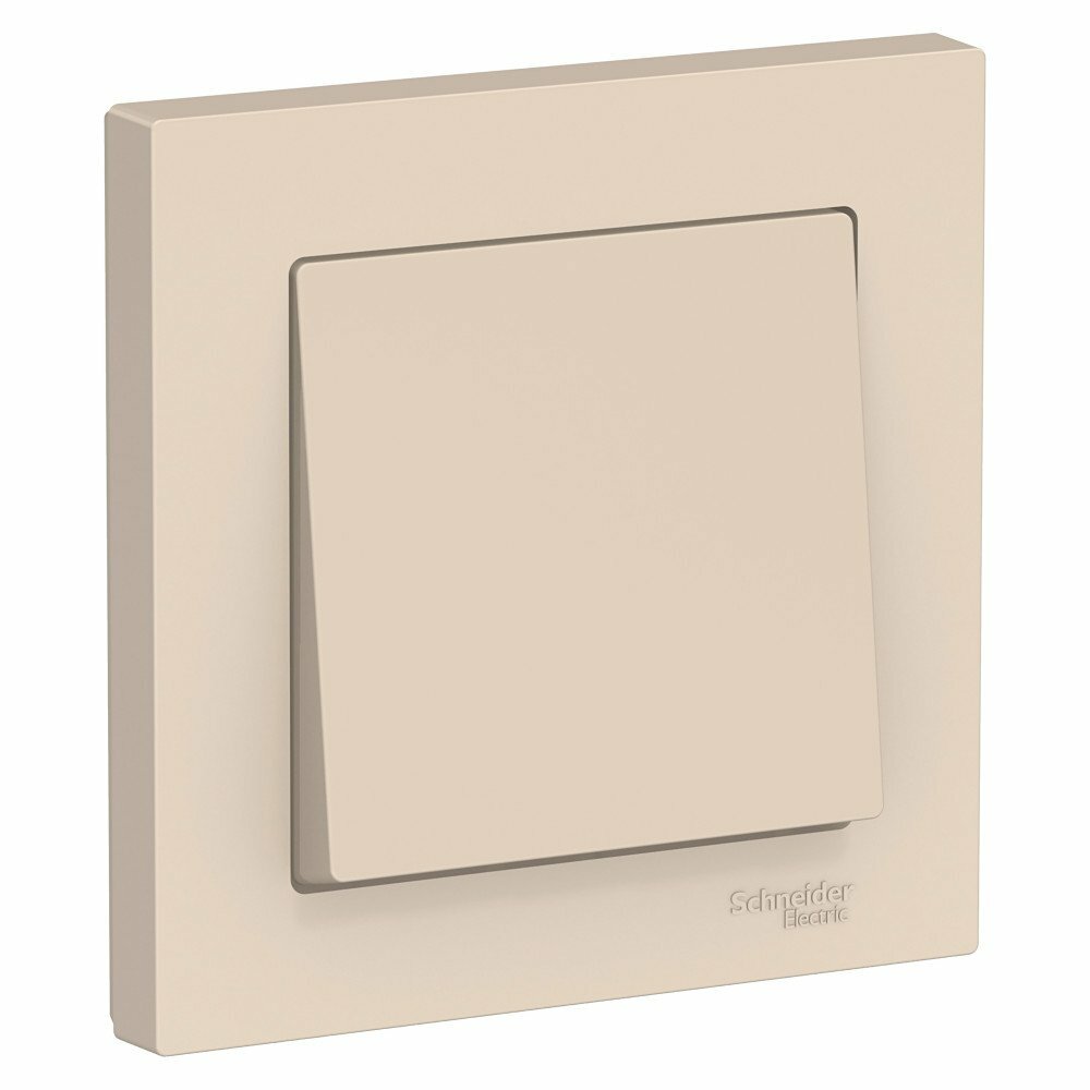 AtlasDesign Беж Выключатель 1-клавишный сх.1, 10АХ, в сборе, Systeme Electric, ATN000212