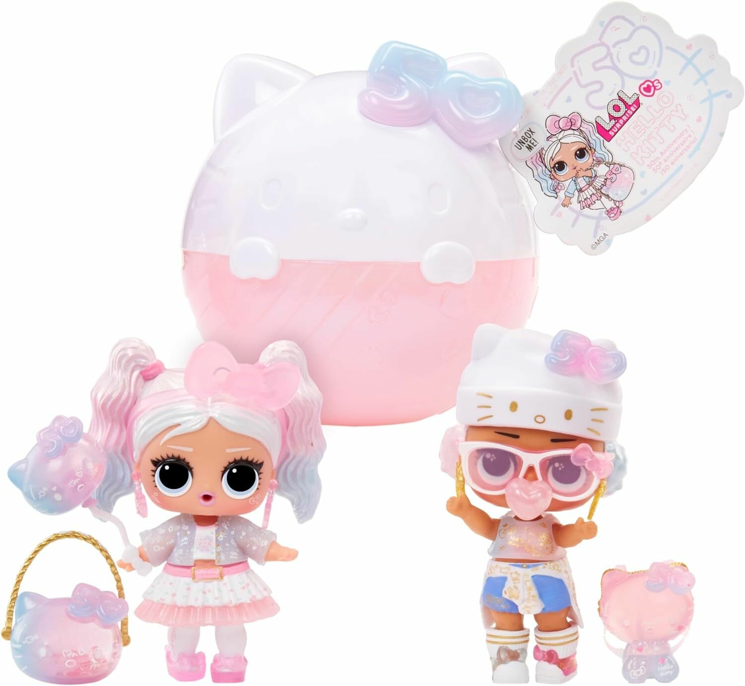 Набор из 2 шаров Кукла LOL Surprise Loves Hello Kitty