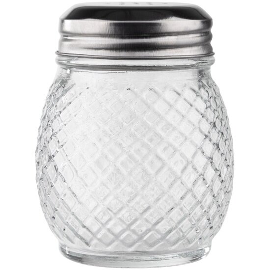 Солонка/перечница Mallony Spezia 150 мл со стальной крышкой стекло (109042)