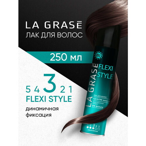 La Grase Лак для волос Flexi Style, сильная фиксация, 240 г, 250 мл