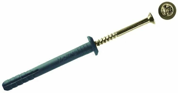 Дюбель-гвоздь 8х80мм OMAX с потайной головкой для быстрого монтажа 50шт