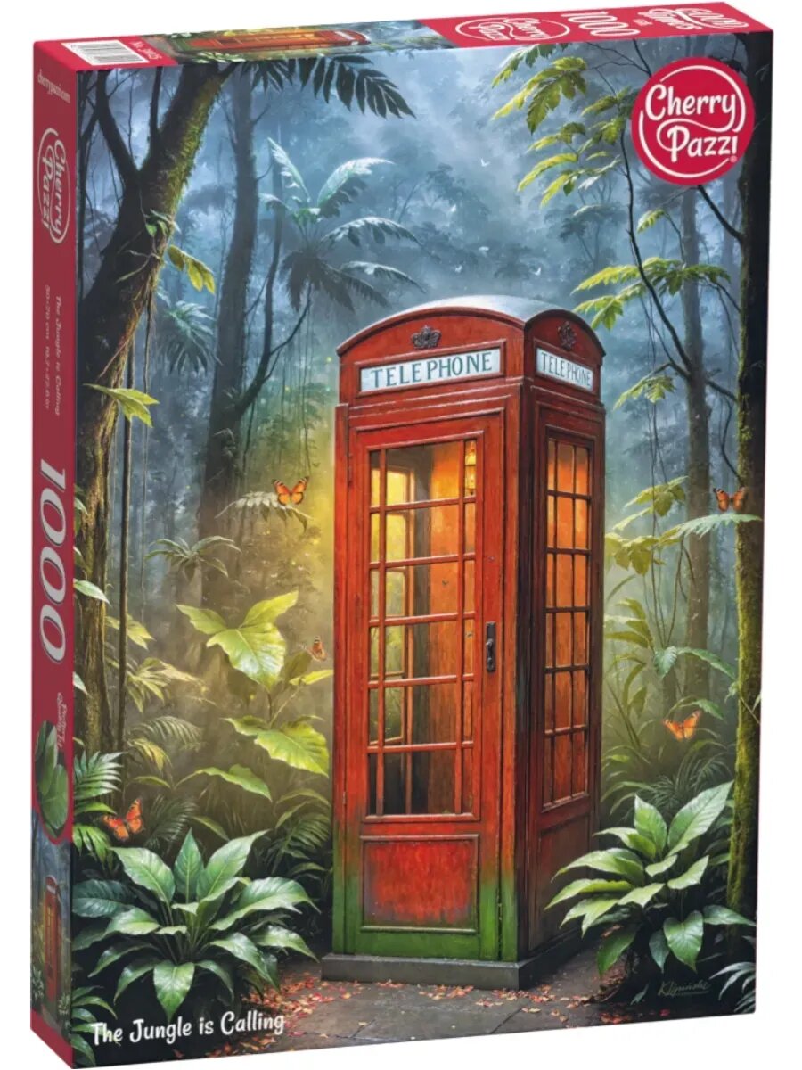 Пазл для взрослых 1000 элементов Звонок из джунглей