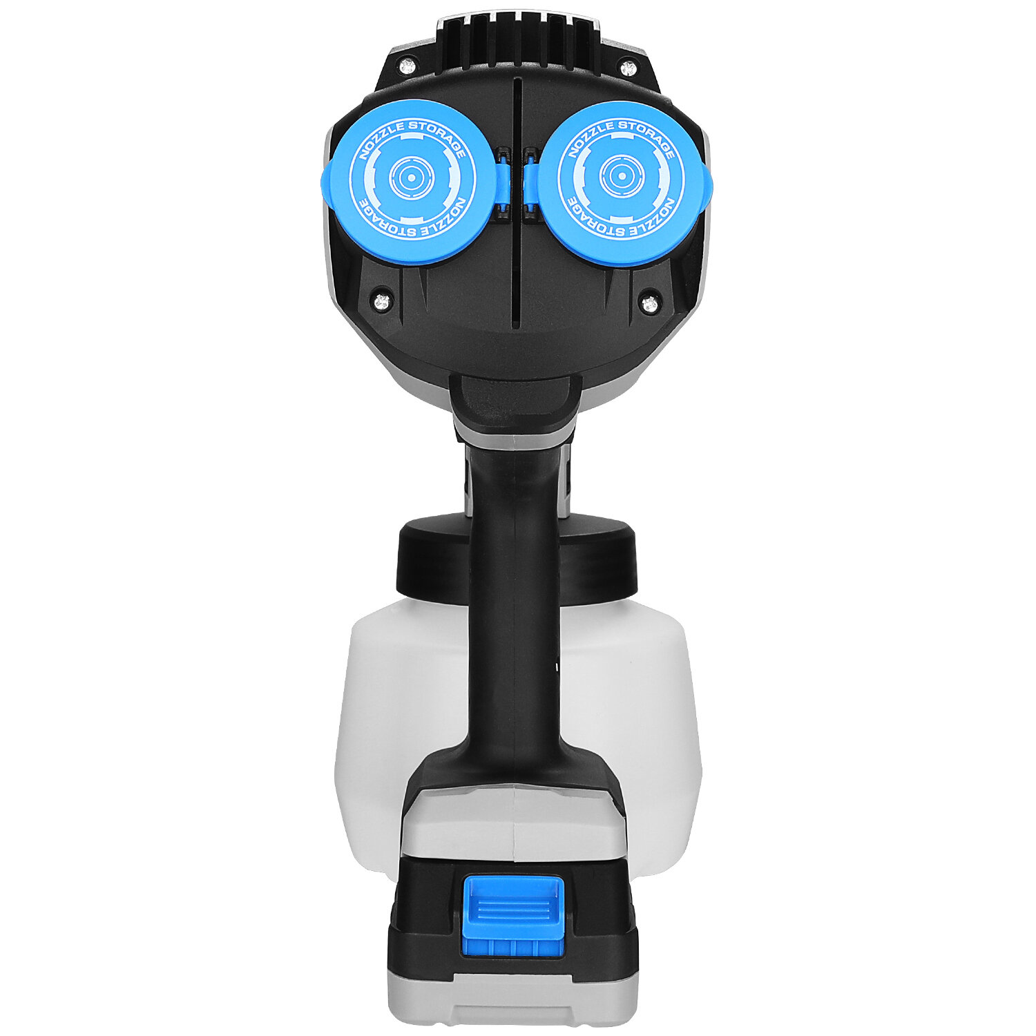 Краскопульт аккумуляторный Deko DSG20K2 Pro, 20 В Li-ion 2.3 Ач, 0.6 л/мин - фото №7