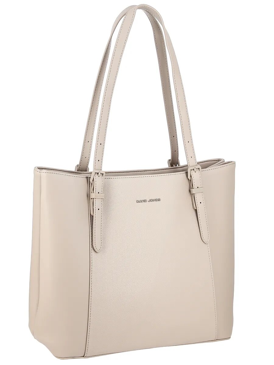 Сумка тоут DAVID JONES, песочный — фото 1