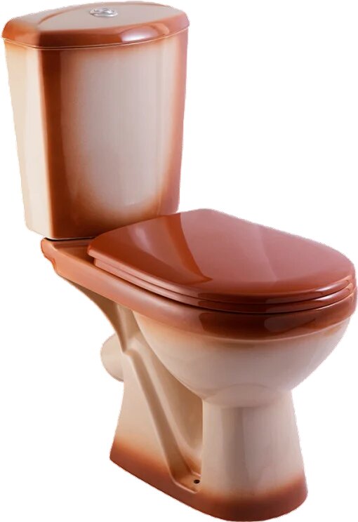 Унитаз-компакт напольный Rosa Комфорт 4620008191010 с косым выпуском