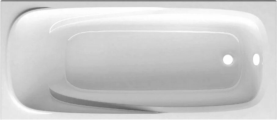 Акриловая ванна Parly Ortiz пристенная  160x70  с подлокотниками  с каркасом  китайская