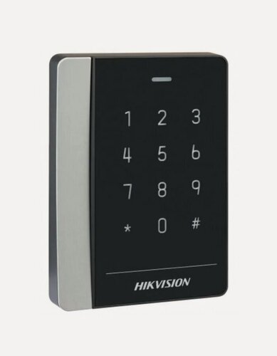 Изображение товара Считыватель карт Hikvision DS-K1102AMK, с сенсорной панелью, IP64