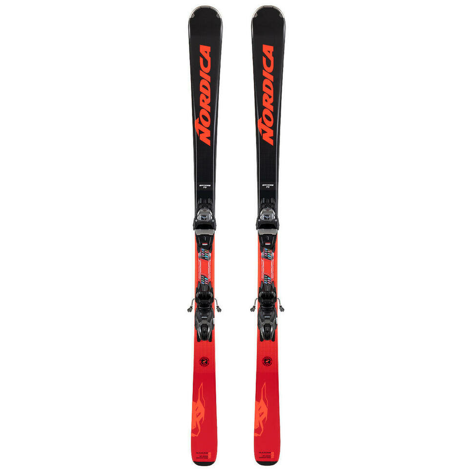 Decathlon Мужские горные лыжи NORDICA SPITFIRE 73 + крепления MARKER COMPACT10 с GRIPWALK 162 см