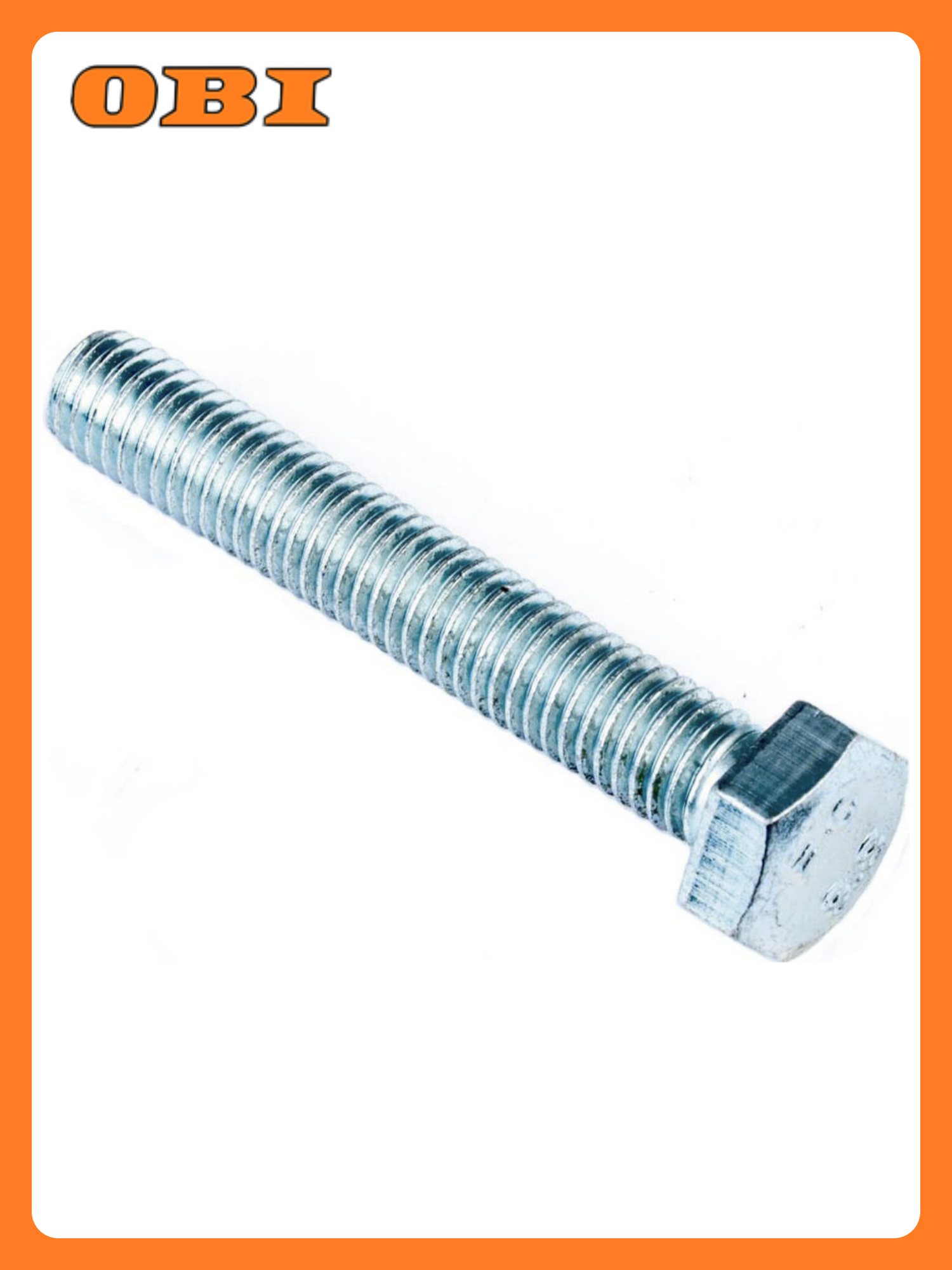 Болт Стройбат DIN 933 шестигранный оцинкованный М8х50 3 шт