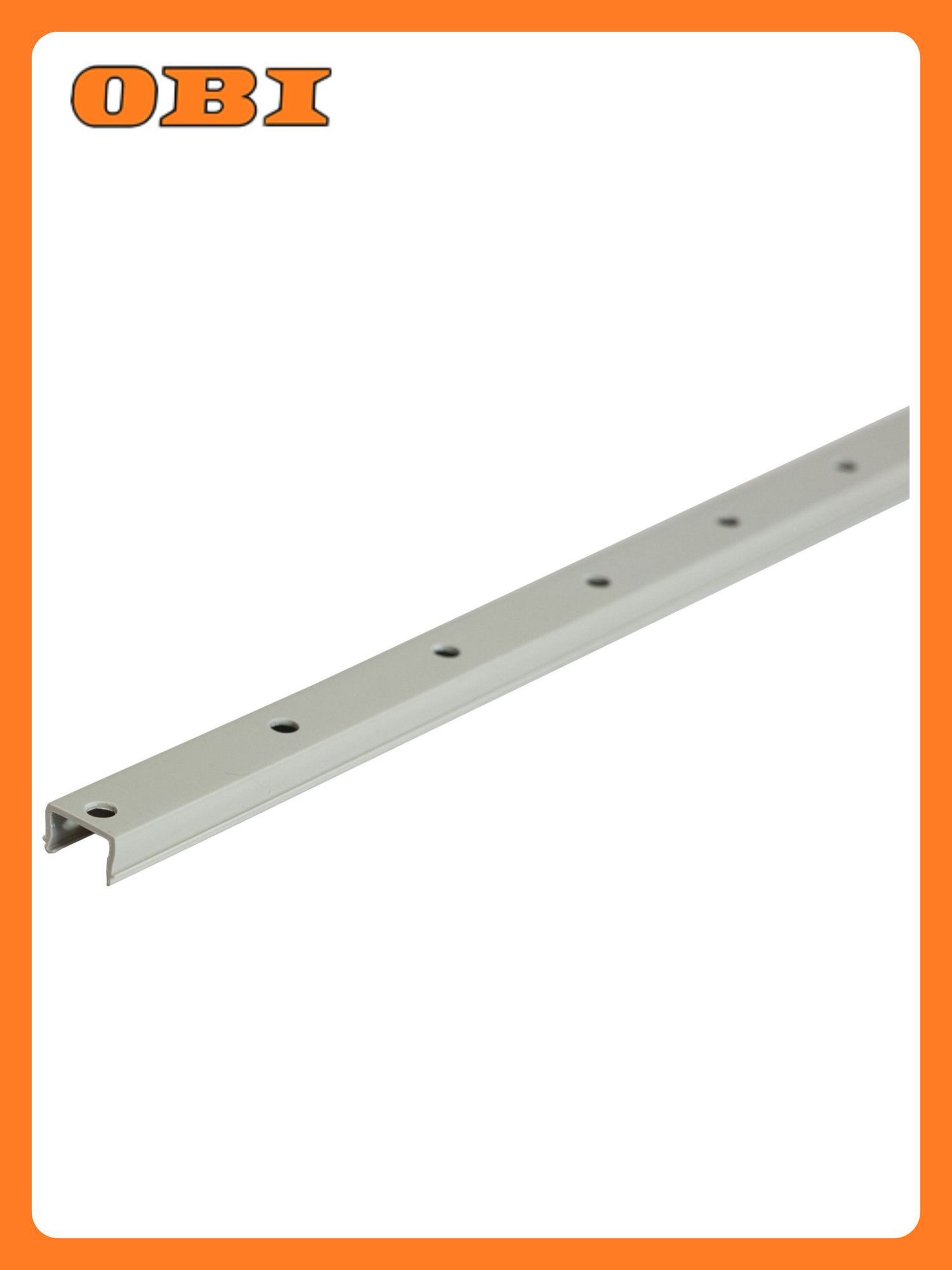 Монтажная планка для плинтуса GRACE 7 мм