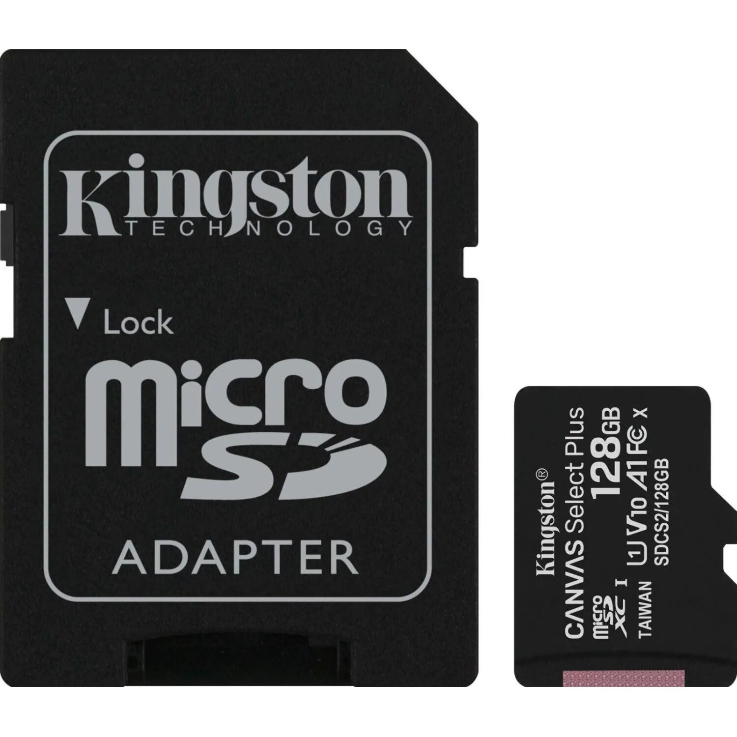Карта памяти Kingston Canvas Select Plus microSDXC UHS-I +ад, SDCS2/128GB Kingston