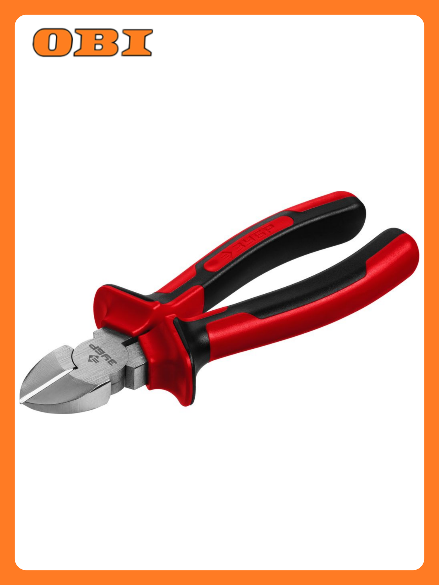 Бокорезы ЗУБР хромированные двухкомпонентные рукоятки 180мм