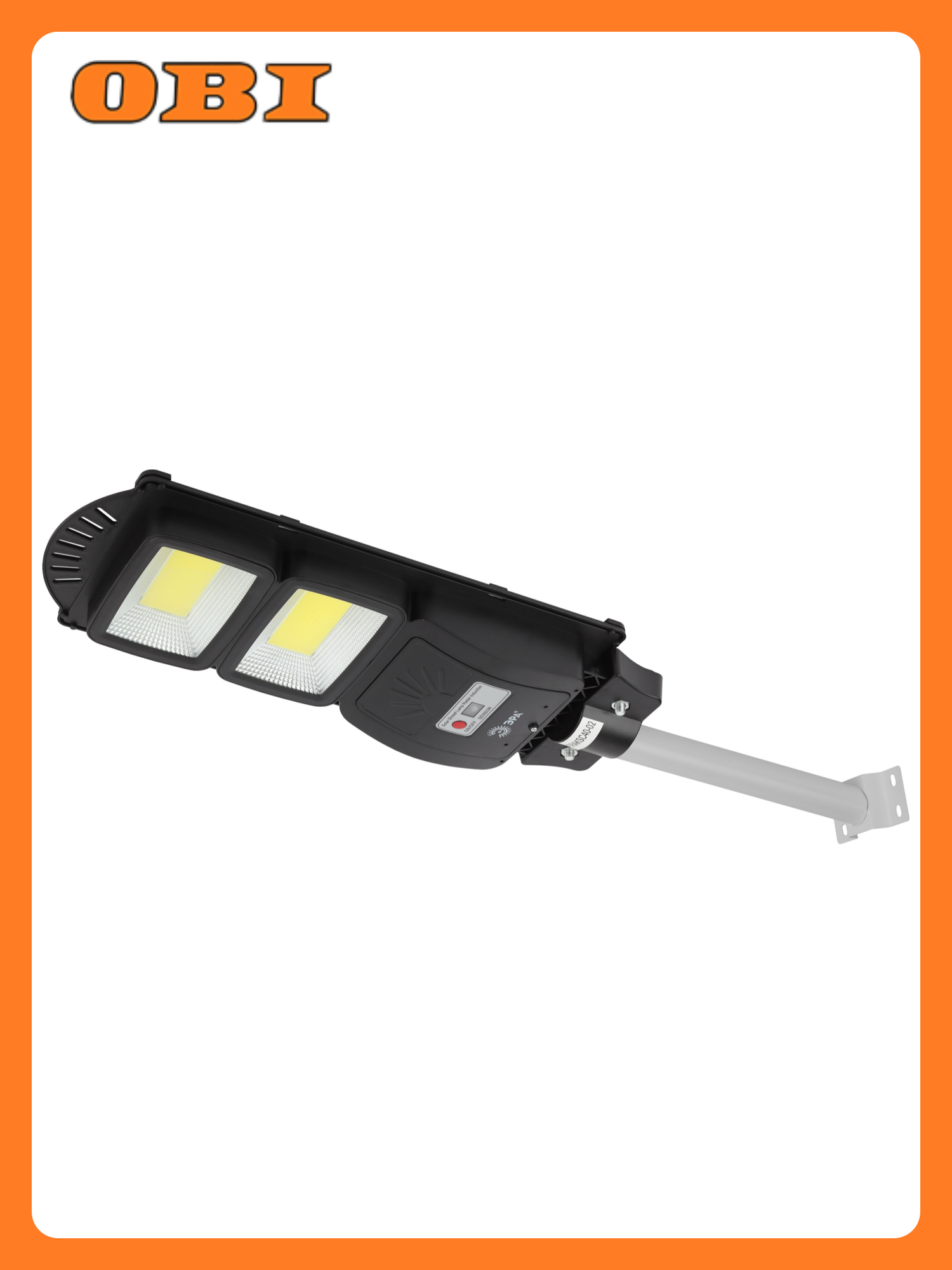 Уличный светильник на солнечной батарее ЭРА ERAKSC40-02 IP65 с датчиком движения