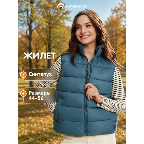 фото Жилет outventure, размер 44, лазурный