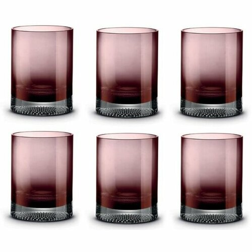 Набор Pozzi Milano 1876 Fun Classy 6 стаканов для виски 035л лиловый PM-0245PURP 6435₽