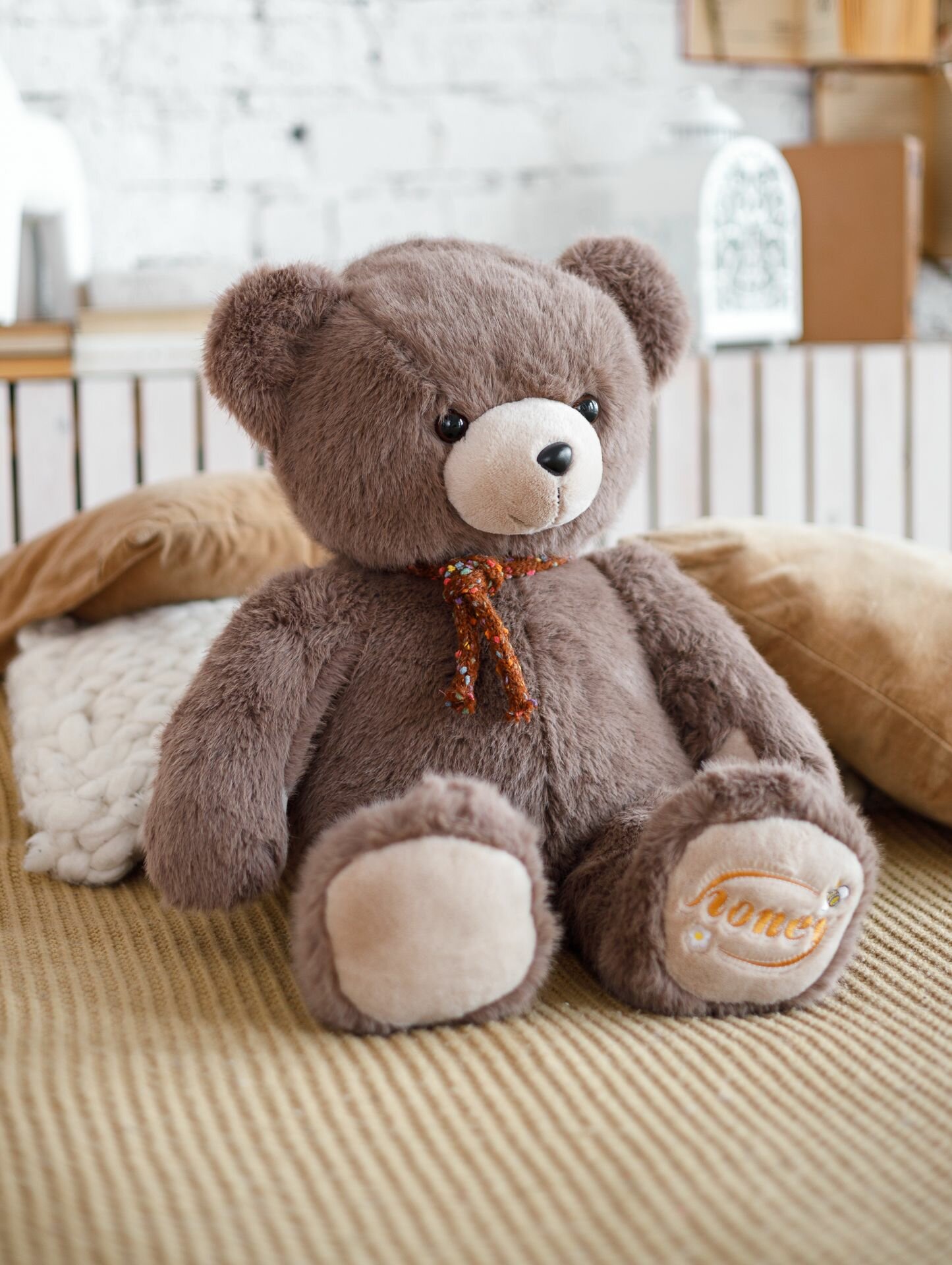 Фотографии Мягкая игрушка Медведь Хонька, 60 см