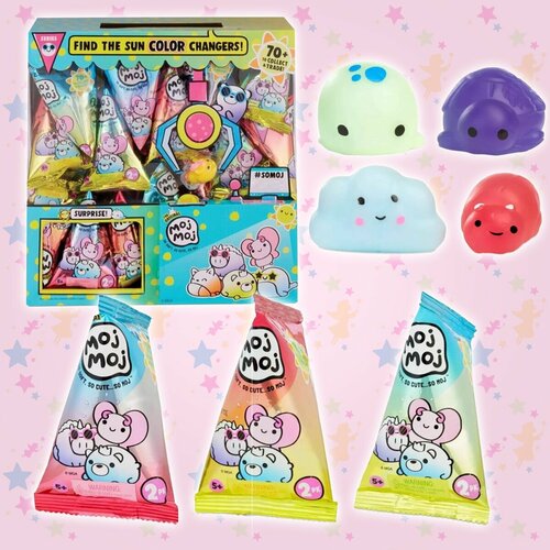 Фигурка Игрушка сюрприз сквиш 1 шт Moj Moj Sunnies серия 2 890₽