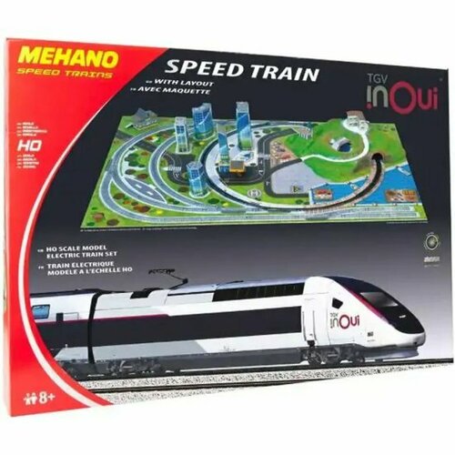 Железная дорога Mehano T872 TGV InOui с ландшафтом 285 м 21015₽
