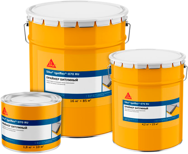 Праймер Битумный Sika Igolflex-070 2л на Основе Растворителя, Белый.