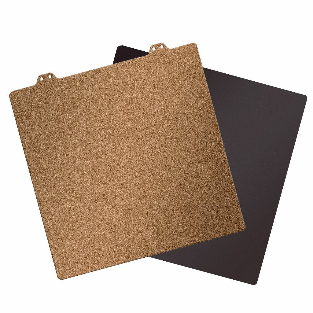 Стальная пластина из золотистого порошка PEI размером 250x250 мм с магнитной наклейкой