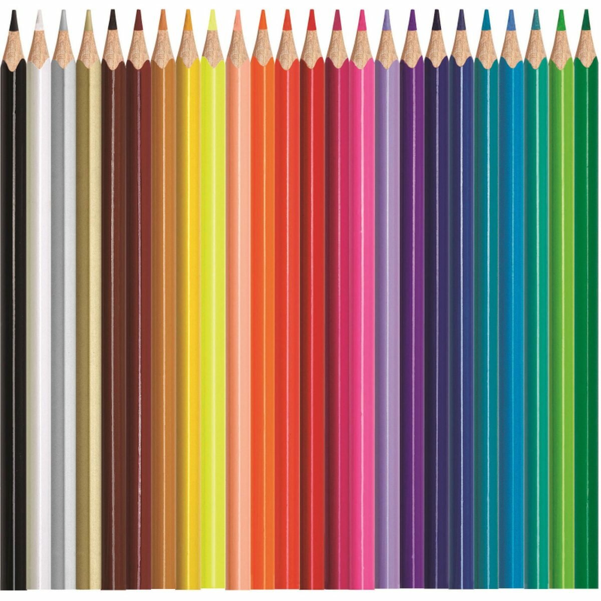 карандаши цветные Maped Color Pep's, треугольные, в картонном футляре, 24 цветов - фото №7
