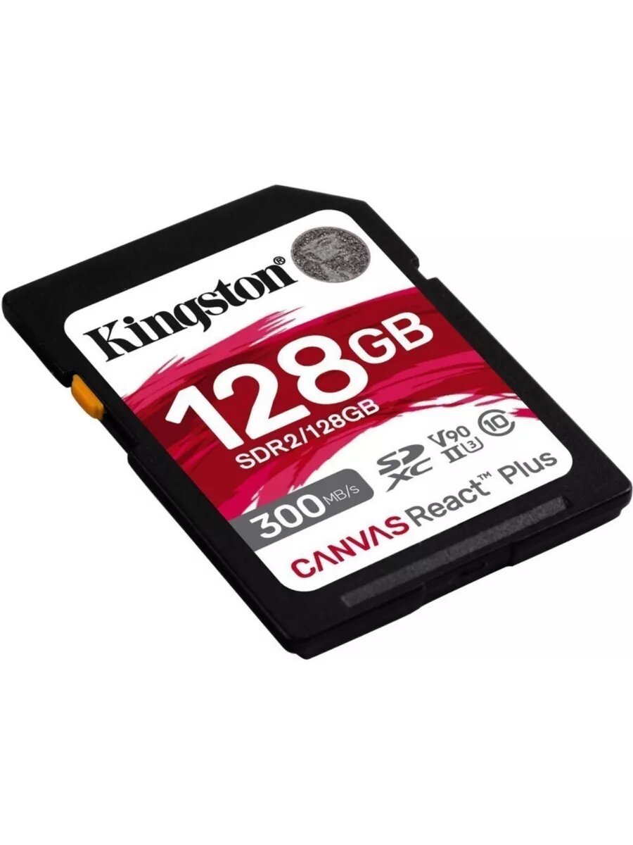 Карта памяти Kingston SDXC 128GB SDR2/128GB Canvas React Plus — фото 1