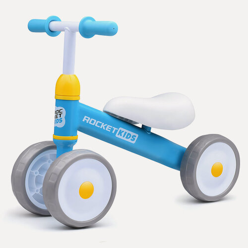 Изображение товара Детский беговел Rocket 3-х колесный (1-3 года) - легкий 2.2 кг, сталь, EVA шины, регулируемый руль