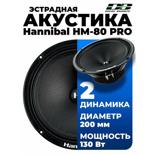 Эстрадная акустика Deaf Bonce Hannibal HM-80 PRO 4190₽