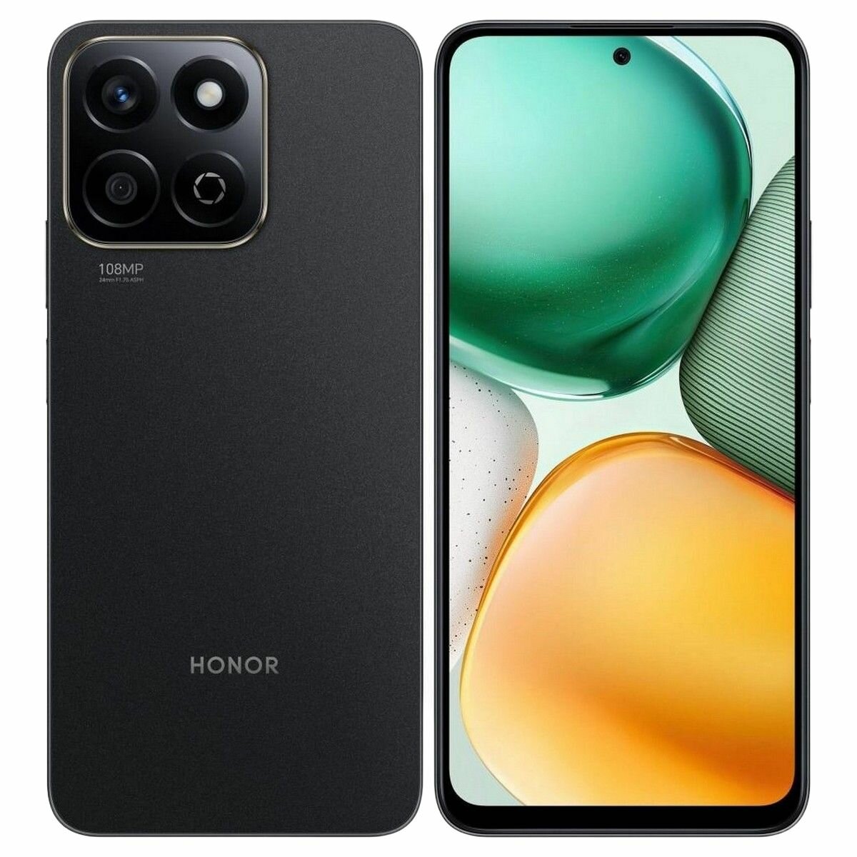 Смартфон HONOR X7C 6+128Gb черный (5109BKCX)