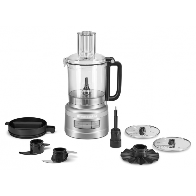 Кухонный комбайн KitchenAid 5KFP0921ECU, 2 скорости, импульсный режим, 2.1 л, серебристый