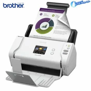 Brother Сканер ADS-2700W, белый
