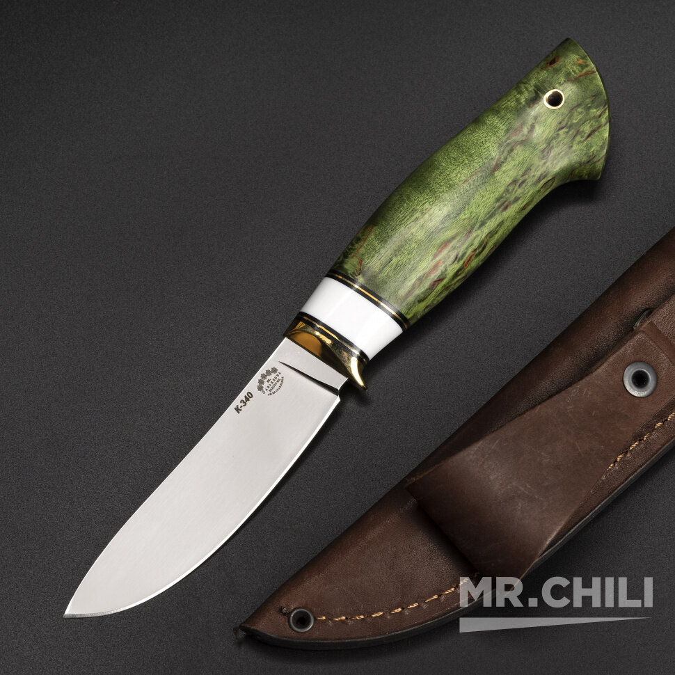 Нож Н-111 " Скинер малый" K340, стабилизированное дерево