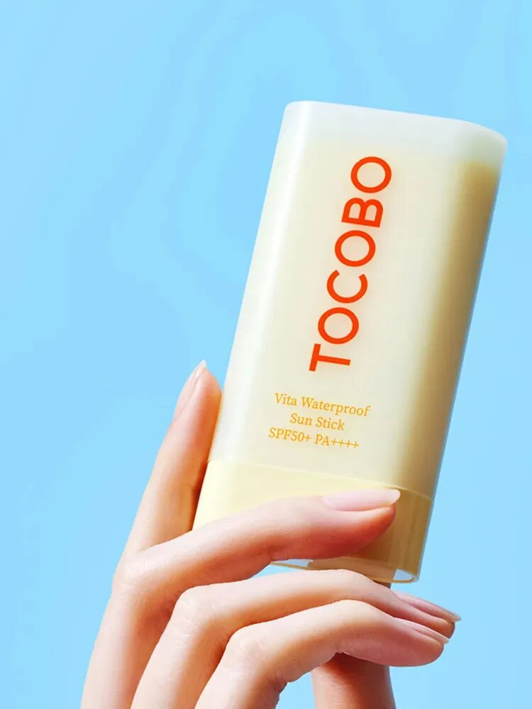 Tocobo Стик для лица солнцезащитный с витаминами - Vita waterproof sun stick, 18г — фото 1
