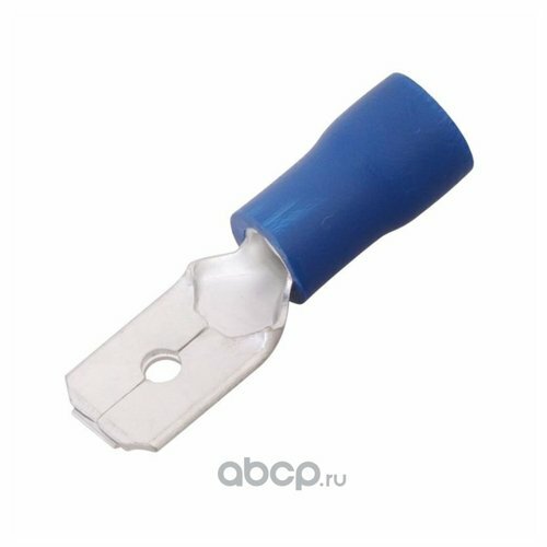 Клемма плоская изолированная штекер 6.3 мм 1.5-2.5 мм (рпи-п 2.5-(6.3)) синяя re REXANT 080333