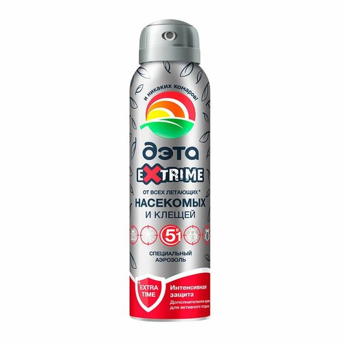 Аэрозоль ДЭТА от всех летающих насекомых для дома и дачи, 252 г, 300 мл