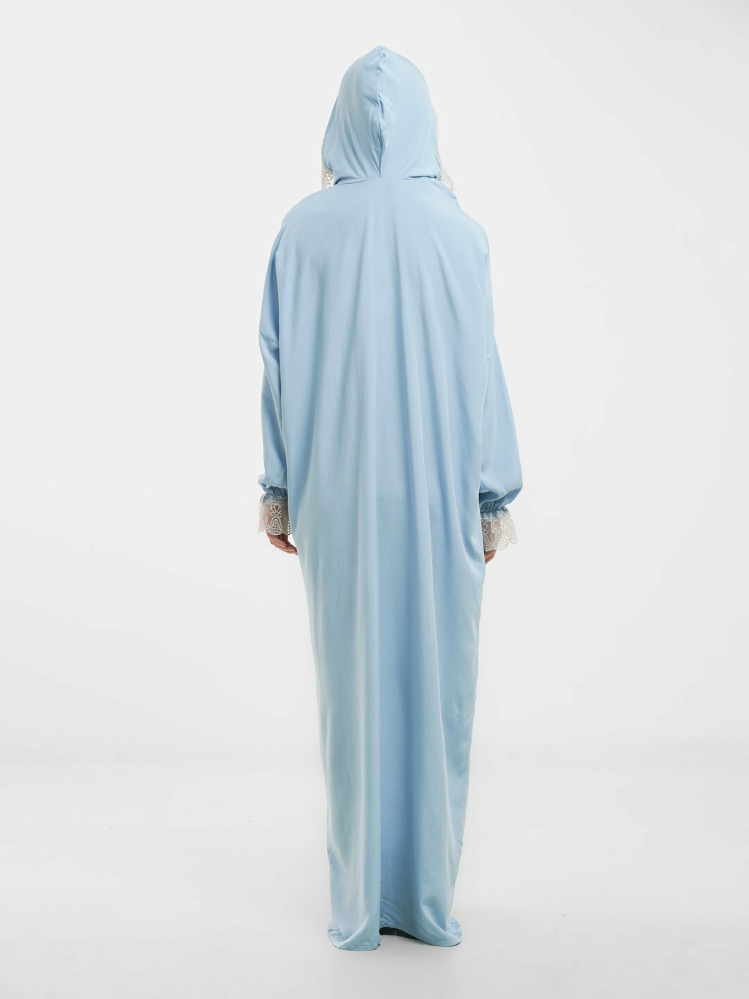 Халат , размер 44-54, небесно-голубой — фото 1