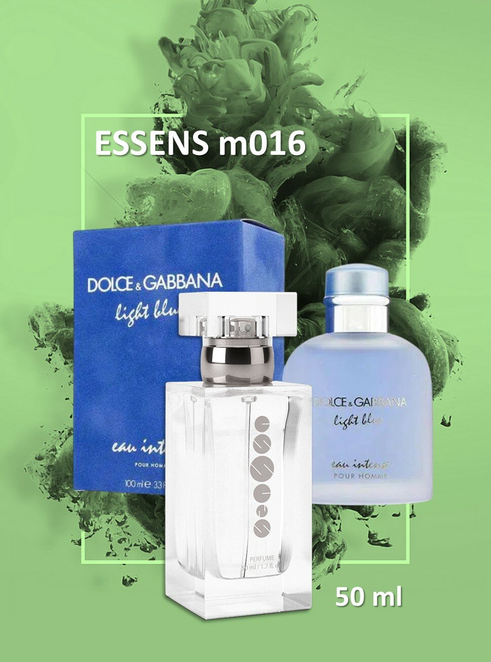 Номерные духи Essens m016, для мужчин классическая коллекция , 50 мл