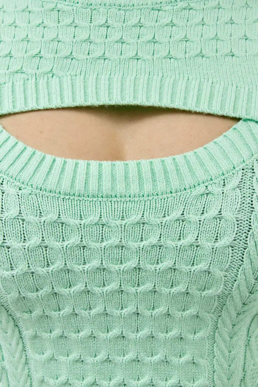 Джемпер Selfie, размер L, ментоловый — фото 1